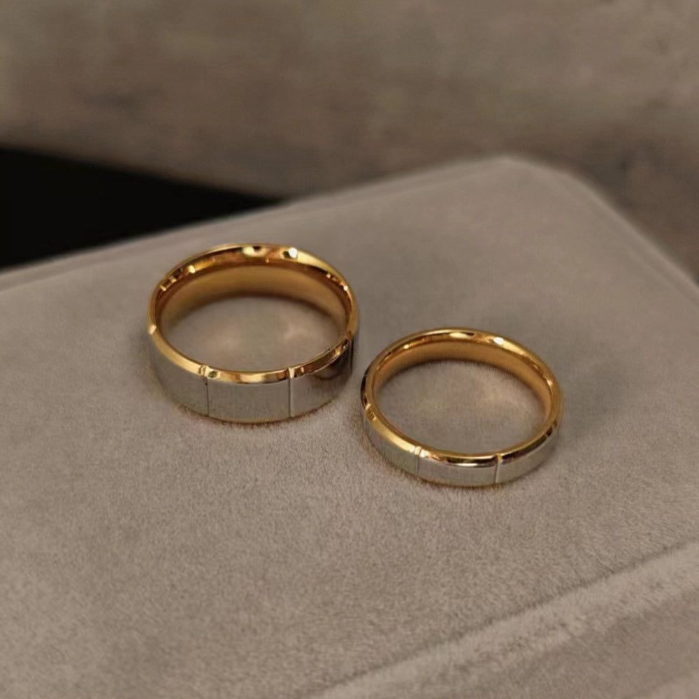 Wholesale Titanium steel couple ring